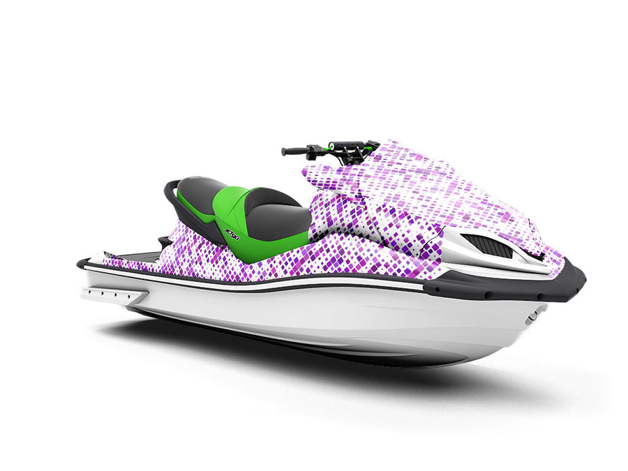 Lovely Iris Mosaic Jet Ski Vinyl Customized Wrap
