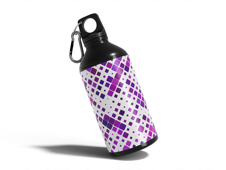 lovely iris mosaic Water Bottle DIY Stickers