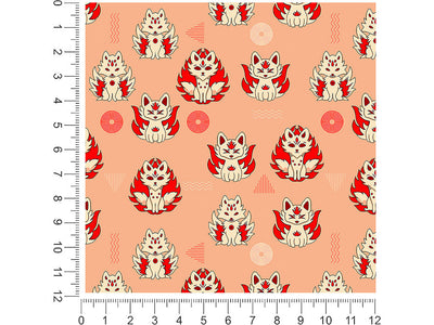 lovely kitsune animal 1ft x 1ft Craft Sheets