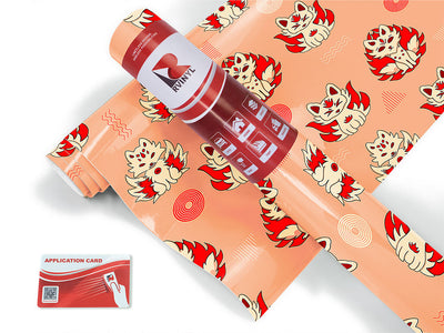 lovely kitsune animal Craft Vinyl Roll