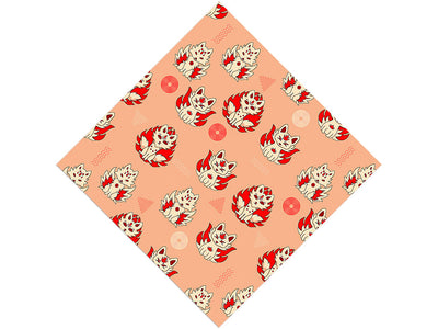 Lovely Kitsune Animal Vinyl Wrap Pattern