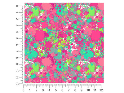 lovers spat paint splatter 1ft x 1ft Craft Sheets