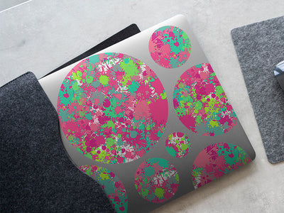 lovers spat paint splatter DIY Laptop Stickers