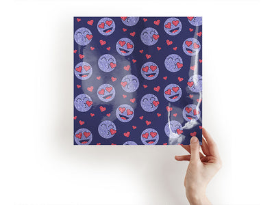 lovey dovey emoji Craft Sheets