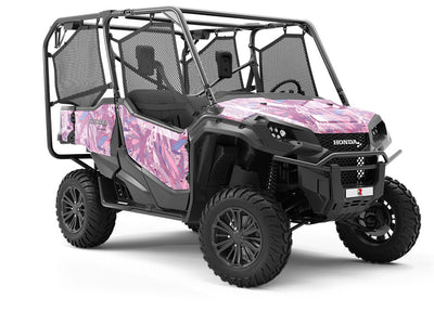 Loving Descent Floral Utility Vehicle Vinyl Wrap