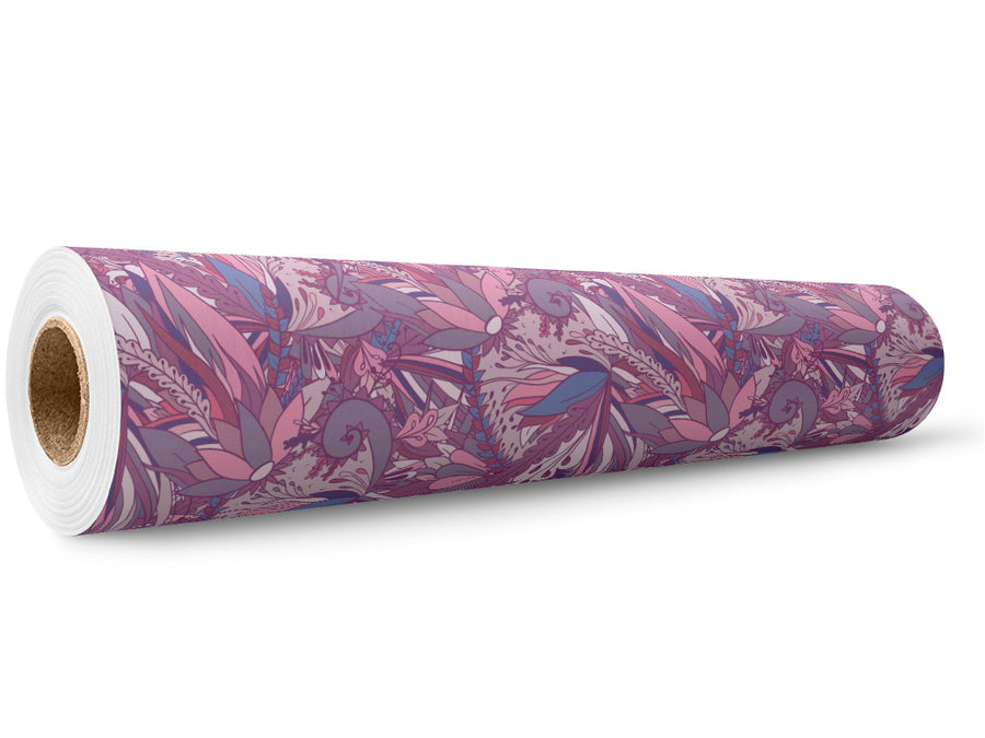 Loving Descent Floral Wrap Film Wholesale Roll~Rwraps Series 914 Digitally Printed Vinyl Roll~5
