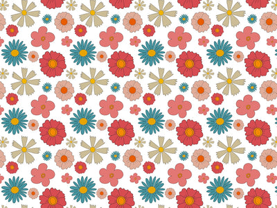 Loving Spoonful Retro Vinyl Wrap Pattern~Rwraps Series 914 Digitally Printed Vinyl Wrap~0