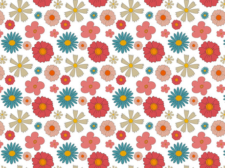 Loving Spoonful Retro Vinyl Wrap Pattern~Rwraps Series 914 Digitally Printed Vinyl Wrap~0