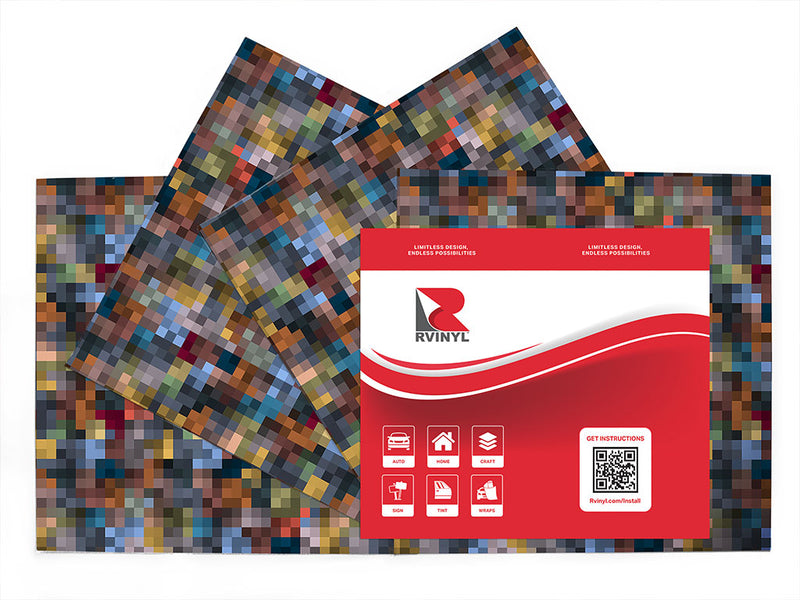 low-res pixel Craft Vinyl Sheet Pack