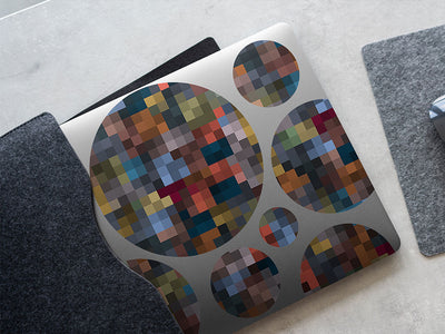 low-res pixel DIY Laptop Stickers