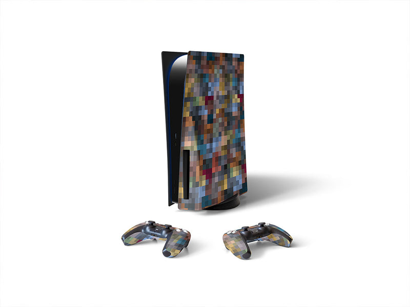 low-res pixel Sony PS5 DIY Skin