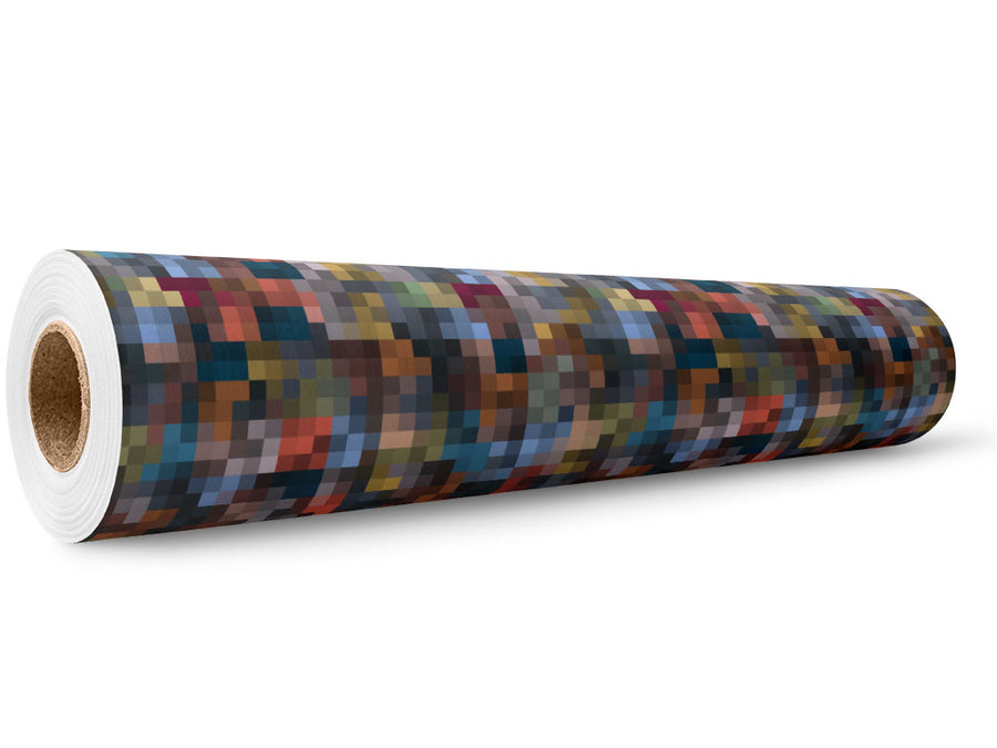 Low-Res  Pixel Wrap Film Wholesale Roll~Rwraps Series 914 Digitally Printed Vinyl Roll~5