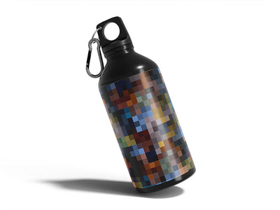 low-res pixel Water Bottle DIY Stickers