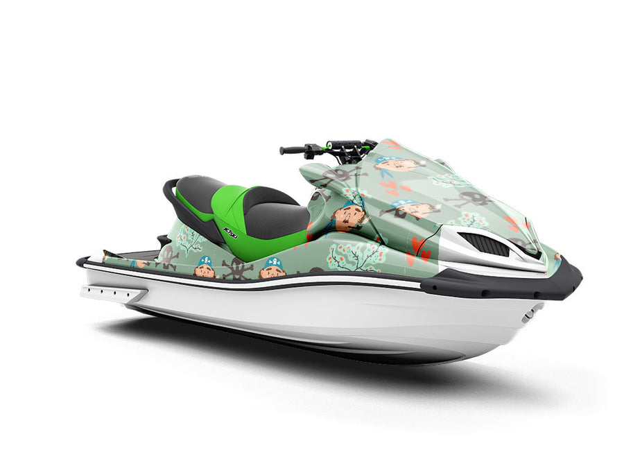 Loyal Shipmates Pirate Jet Ski Vinyl Customized Wrap