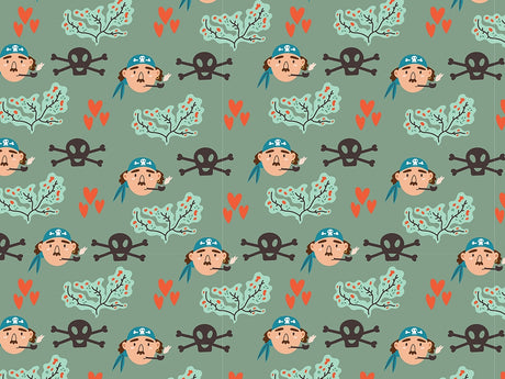 Loyal Shipmates Pirate Vinyl Wrap Pattern~Rwraps Series 914 Digitally Printed Vinyl Wrap~0