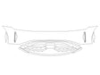 air 3M Clear Bra Bumper Precut PPF Diagram