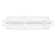 air Avery Dennison Clear Bra Door Cup Precut PPF Diagram
