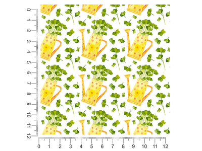 lucky clovers gardening 1ft x 1ft Craft Sheets