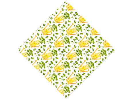 Lucky Clovers Gardening Vinyl Wrap Pattern