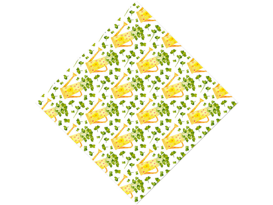 Lucky Clovers Gardening Vinyl Wrap Pattern
