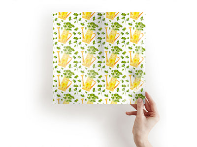 lucky clovers gardening Craft Sheets