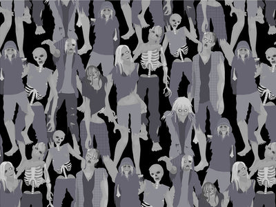 Lumbering Horde Zombie Vinyl Wrap Pattern~Rwraps Series 914 Digitally Printed Vinyl Wrap~0