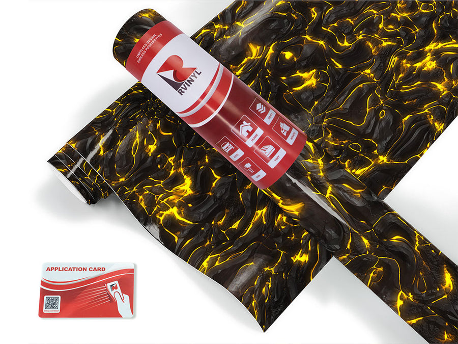 luminous glow lava Craft Vinyl Roll