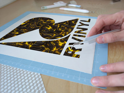 luminous glow lava Easy Weed Craft Vinyl