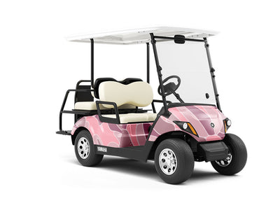 Lumpy Space Abstract Wrapped Golf Cart