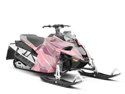 Lumpy Space Abstract Custom Wrapped Snowmobile