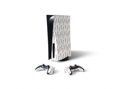 lunar white vegetable Sony PS5 DIY Skin