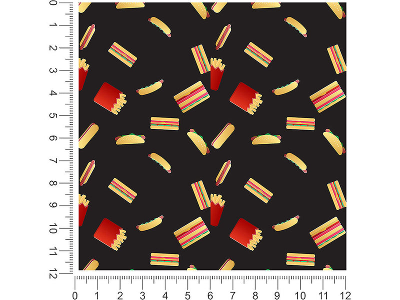lunch menu  1ft x 1ft Craft Sheets