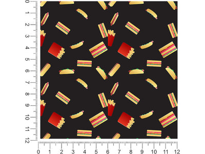 lunch menu  1ft x 1ft Craft Sheets