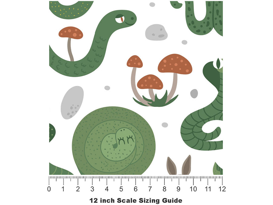 Lunch Time Reptile Vinyl Film Pattern Size 12 inch Scale~Rwraps Lunch Time Reptile Sizing Chart~2