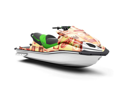 Lunchtime Menu Mosaic Jet Ski Vinyl Customized Wrap