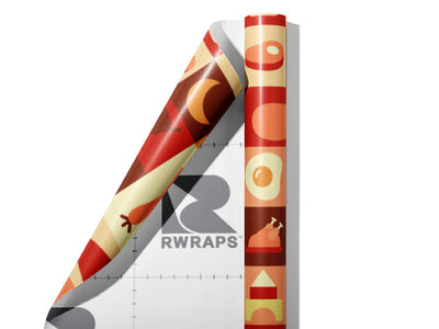 Lunchtime Menu Mosaic Wrap Film Sheets~Rwraps Series 914 Lunchtime Menu Mosaic Scrolled Sheet~3