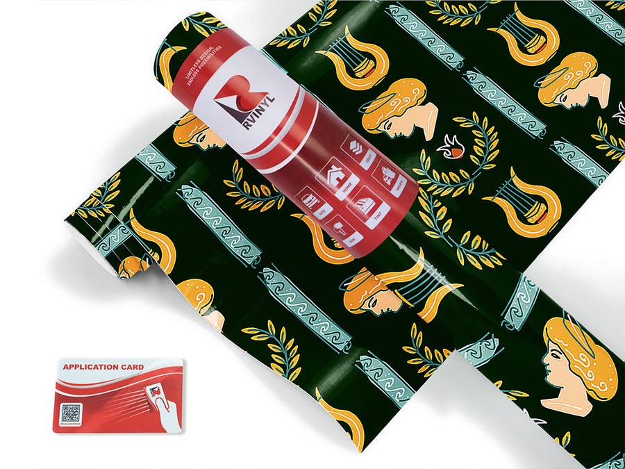 lyre lyre greco roman Craft Vinyl Roll