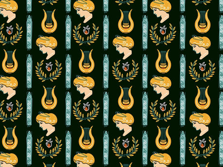 Lyre Lyre Greco Roman Vinyl Wrap Pattern~Rwraps Series 914 Digitally Printed Vinyl Wrap~0