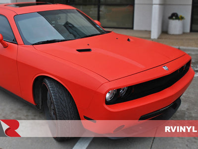 3M 2080 Series Matte Red Hood Wrap
