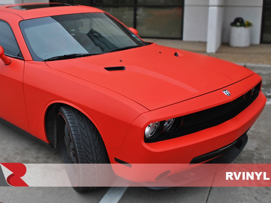 3M 2080 Series Matte Red Hood Wrap