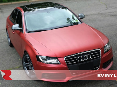 3M 2080 Series Matte Red Metallic Hood Wrap