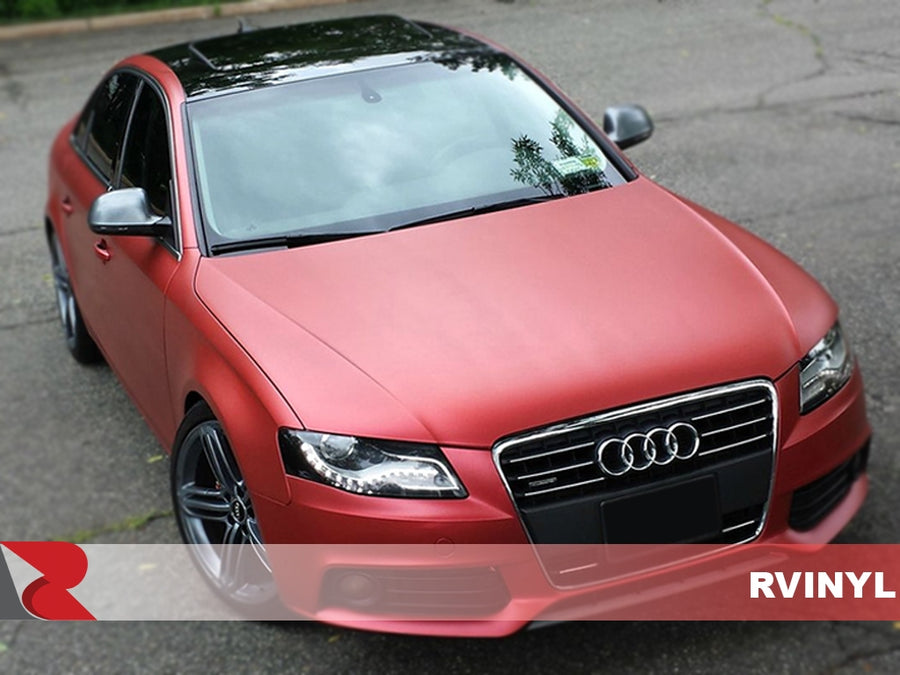 3M 2080 Series Matte Red Metallic Hood Wrap