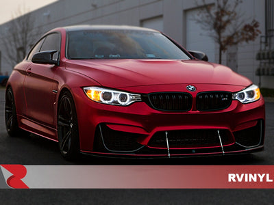 3M 2080 Series Matte Red Metallic Front Wrap