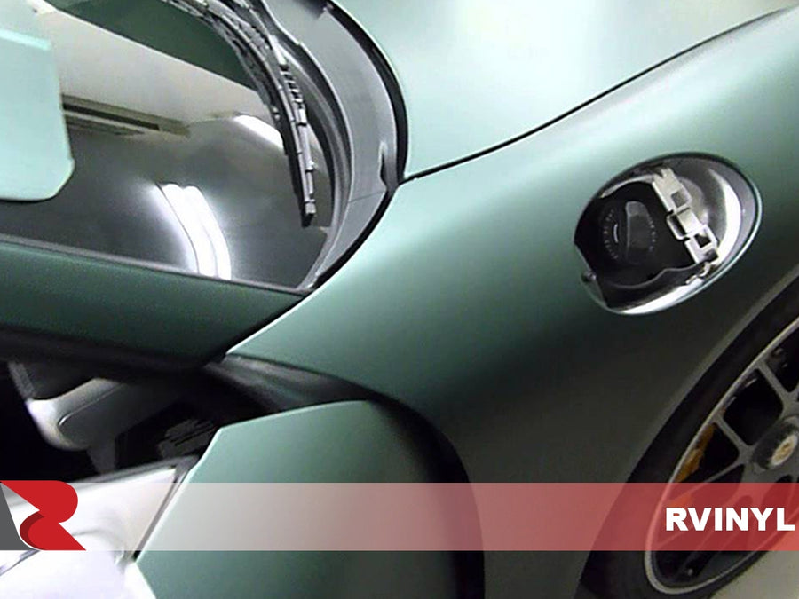 3M 2080 Series Matte Pine Green Metallic Wing Mirror Wrap