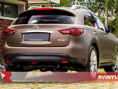 3M 2080 Series Brushed Brown Metallic Rear Wrap