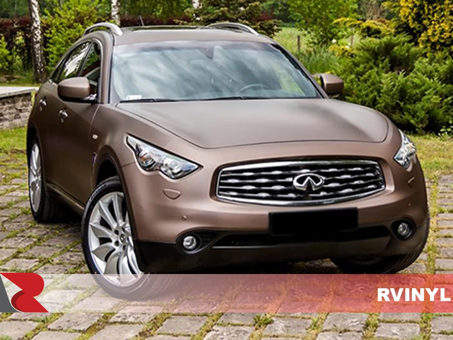 3M 2080 Series Brushed Brown Metallic Front Wrap