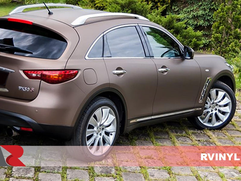 3M 2080 Series Brushed Brown Metallic Passenger Wrap