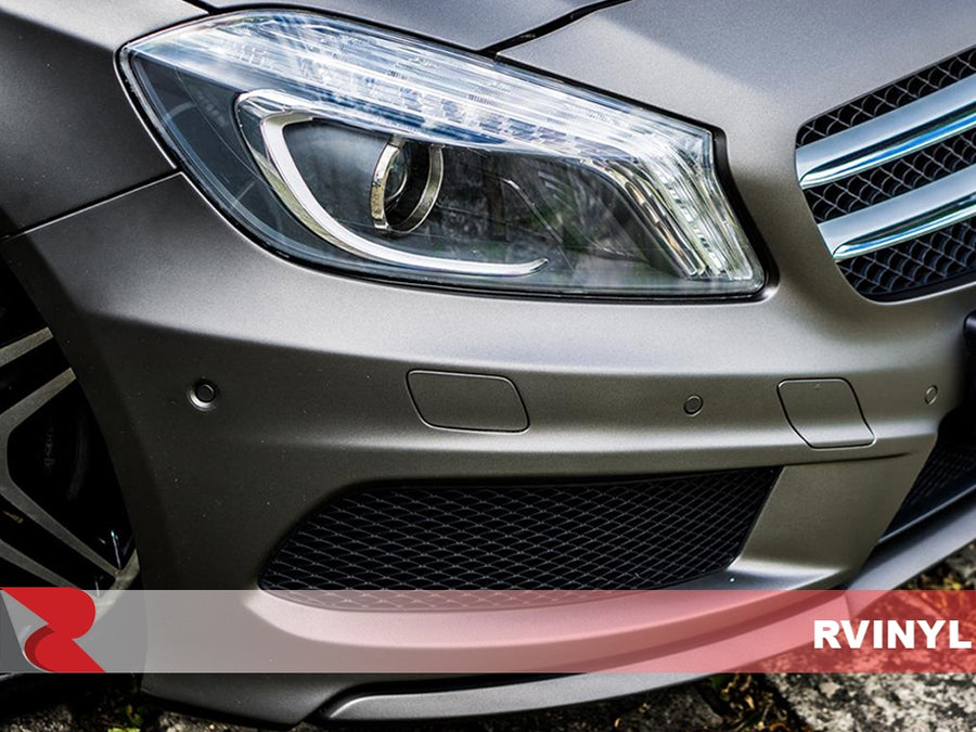 3M 2080 Series Matte Charcoal Metallic Headlight Wrap