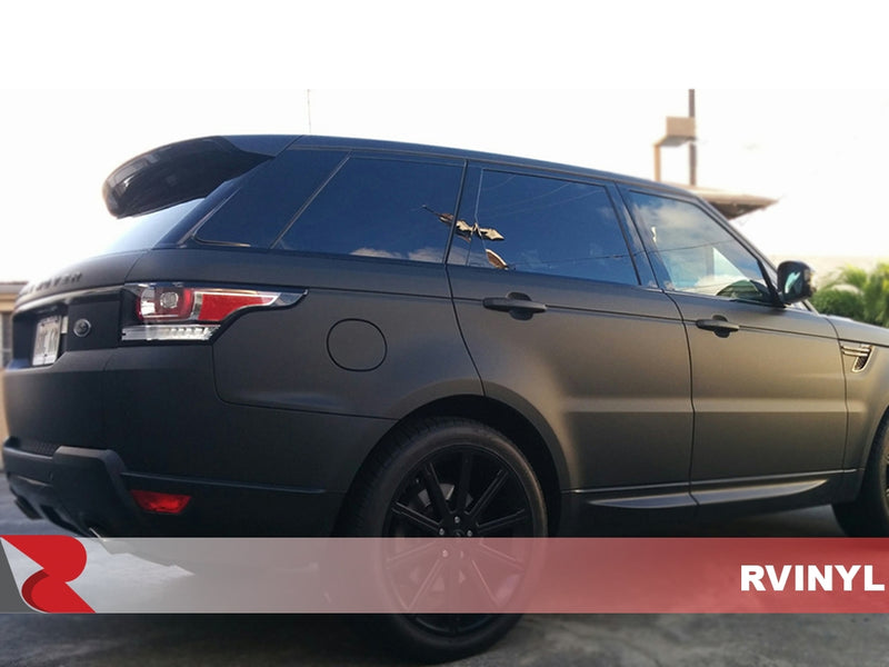 3M 2080 Series Matte Deep Black Rear Passenger Side DIY Wrap