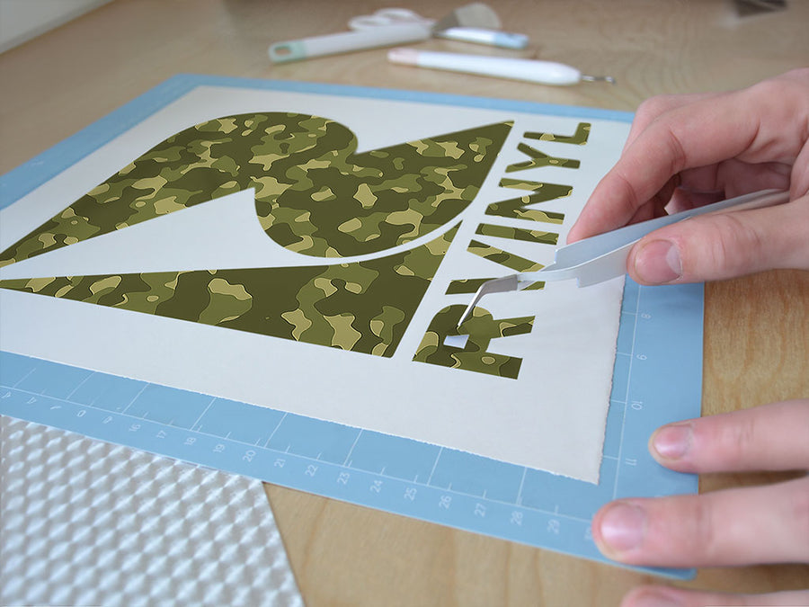 m84 tank camouflage Easy Weed Craft Vinyl